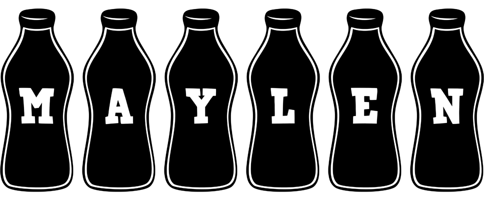 Maylen bottle logo