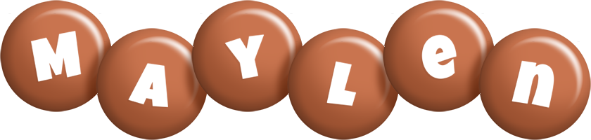 Maylen candy-brown logo