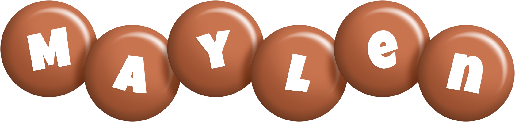 Maylen candy-brown logo