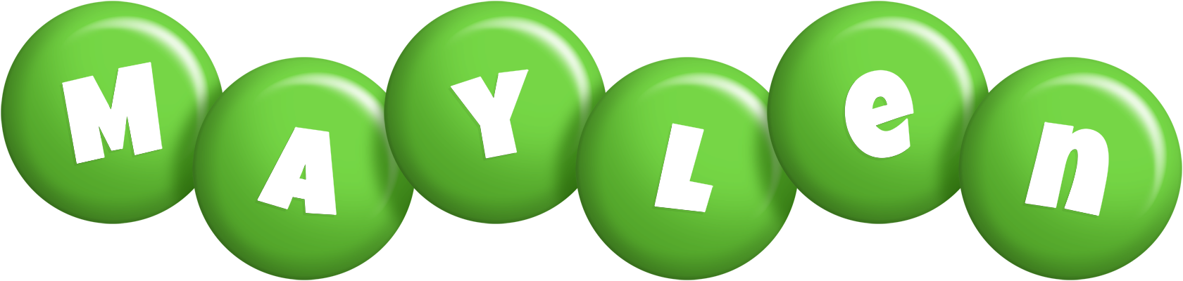 Maylen candy-green logo