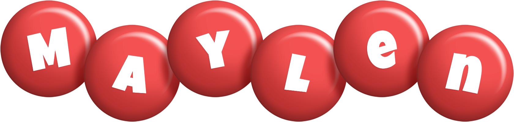 Maylen candy-red logo