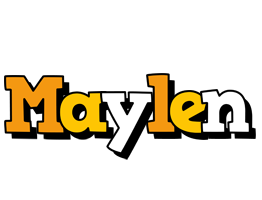 Maylen cartoon logo