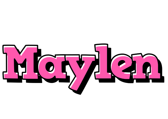 Maylen girlish logo