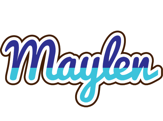 Maylen raining logo