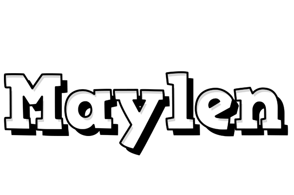 Maylen snowing logo