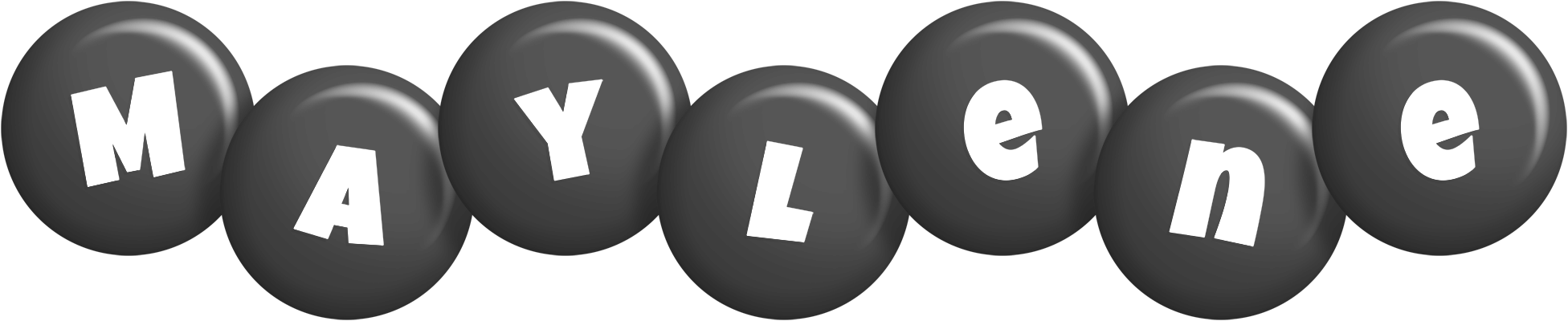 Maylene candy-black logo