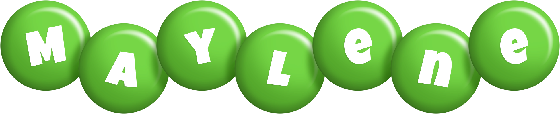 Maylene candy-green logo