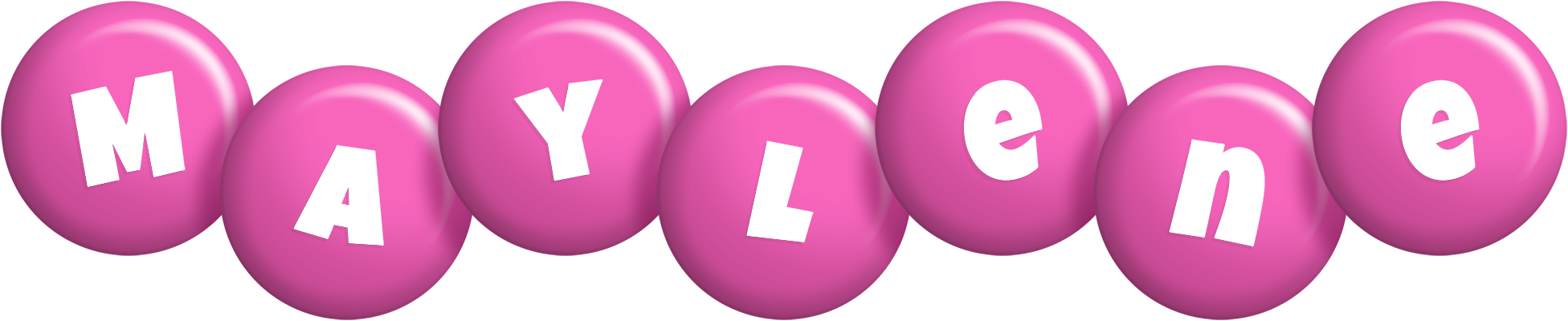 Maylene candy-pink logo