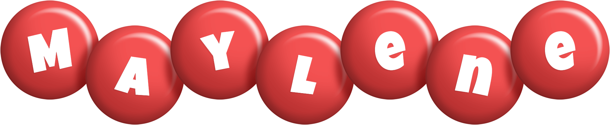 Maylene candy-red logo