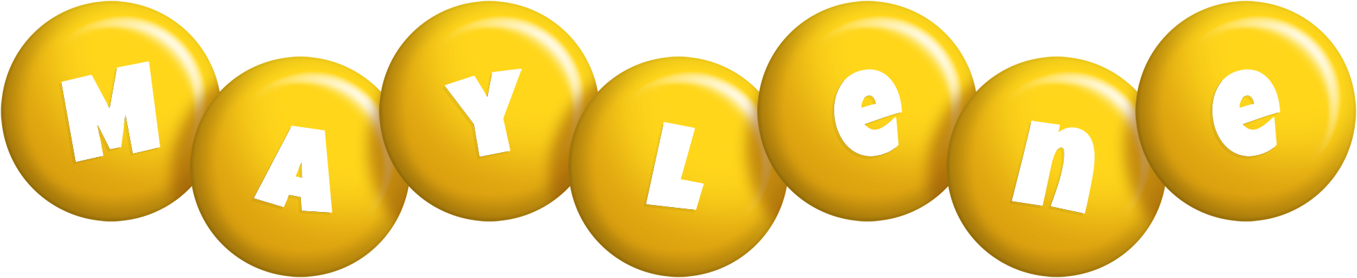 Maylene candy-yellow logo