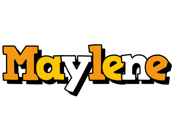 Maylene cartoon logo