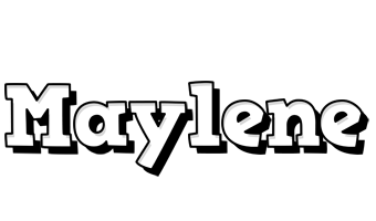 Maylene snowing logo