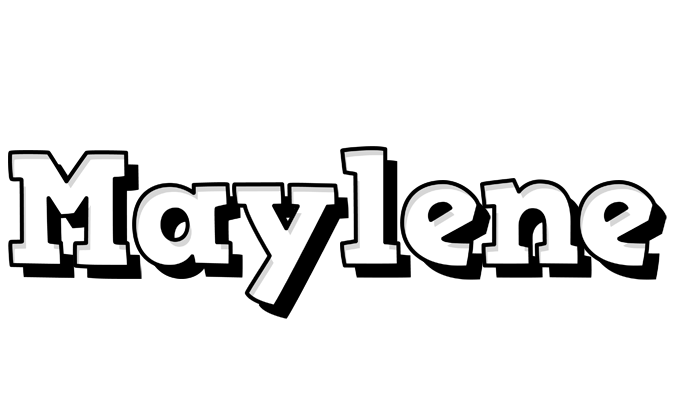 Maylene snowing logo
