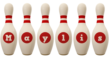 Maylis bowling-pin logo