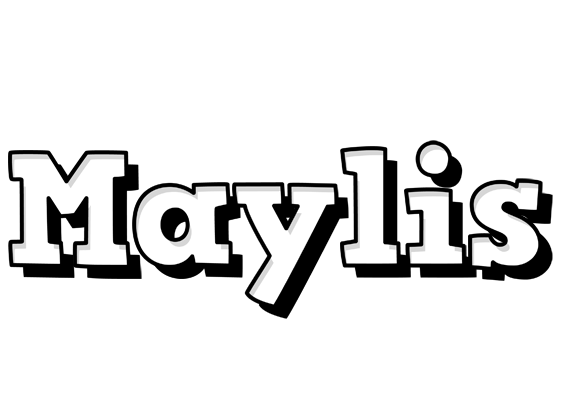 Maylis snowing logo