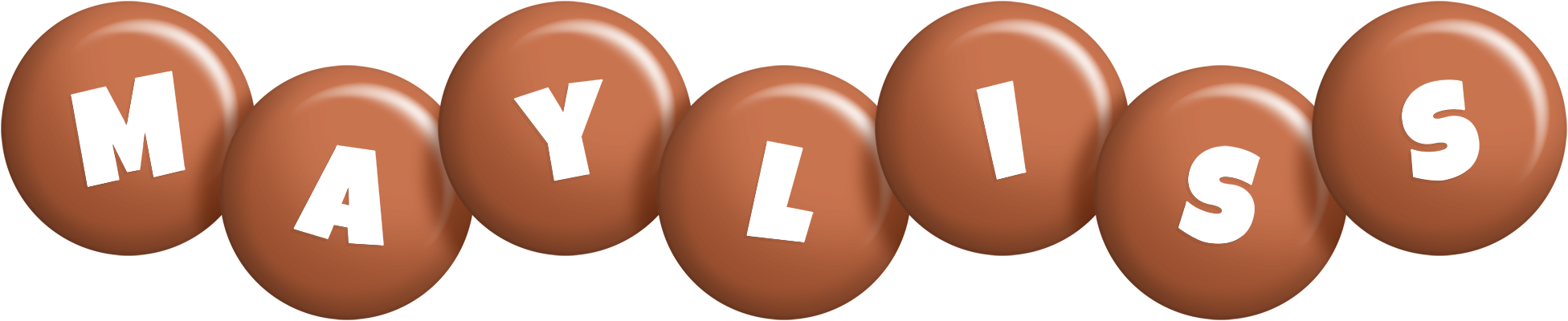 Mayliss candy-brown logo