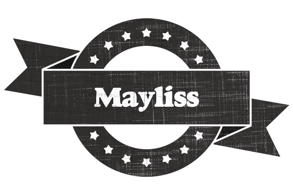 Mayliss grunge logo