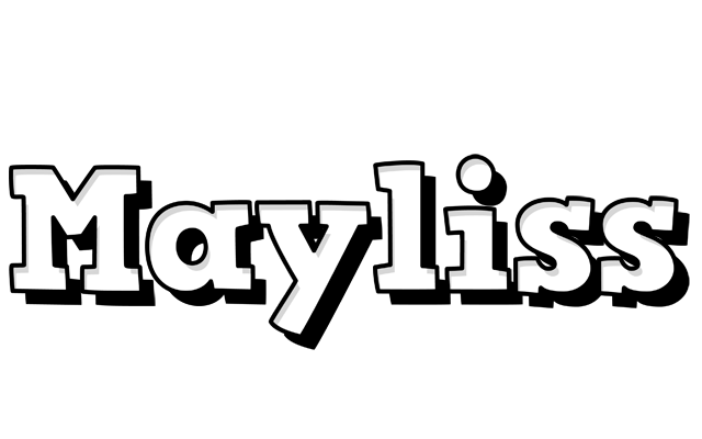 Mayliss snowing logo