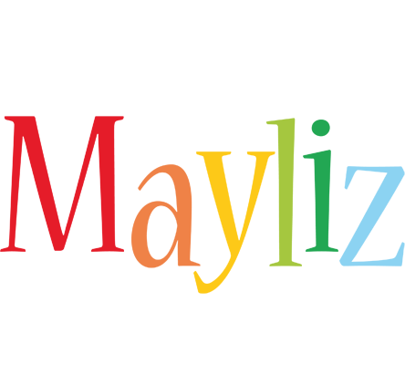 Mayliz birthday logo