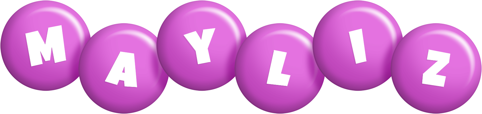 Mayliz candy-purple logo