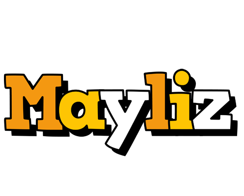 Mayliz cartoon logo