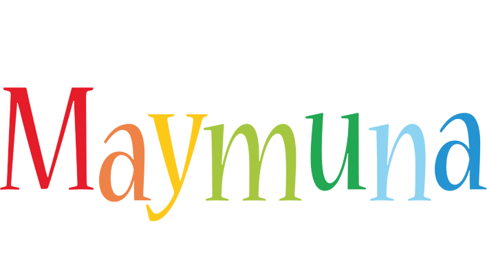 Maymuna birthday logo