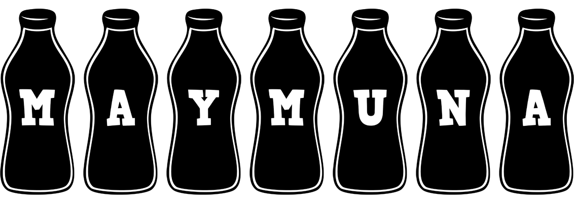 Maymuna bottle logo