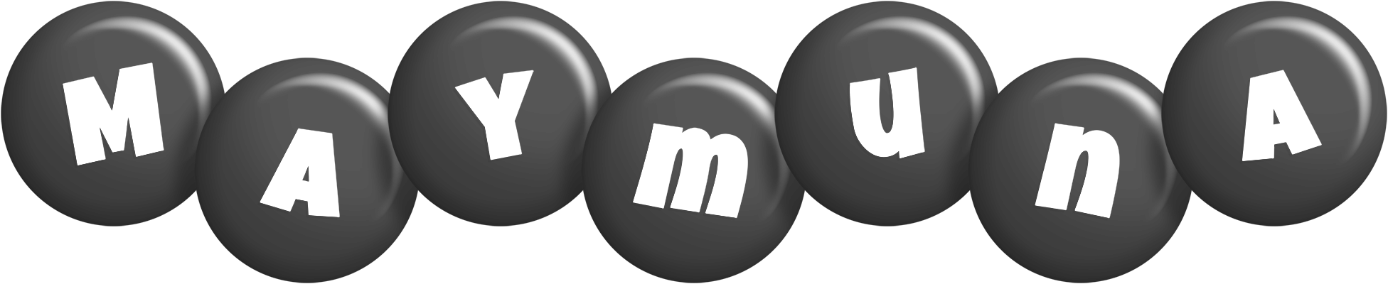 Maymuna candy-black logo