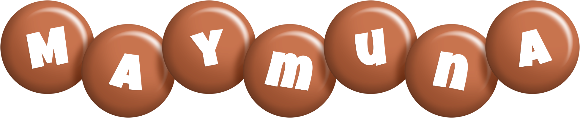Maymuna candy-brown logo