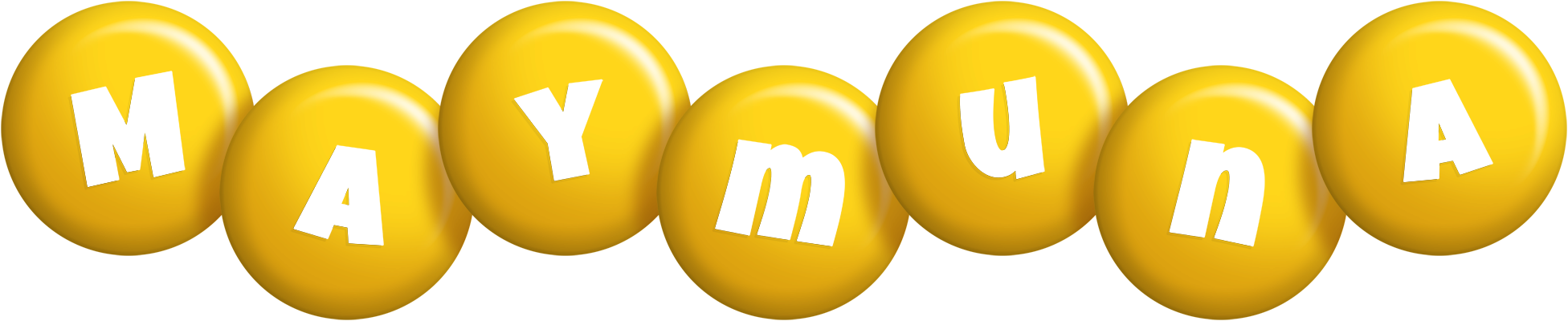 Maymuna candy-yellow logo
