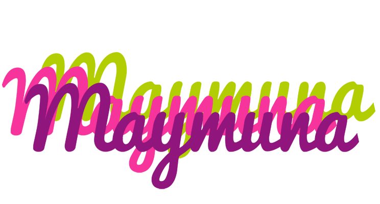 Maymuna flowers logo