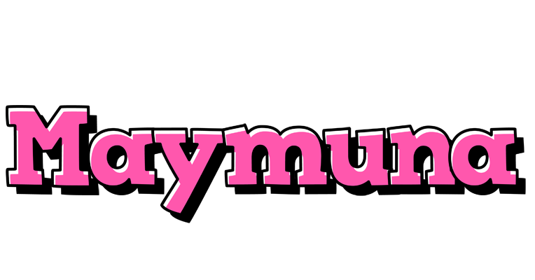 Maymuna girlish logo