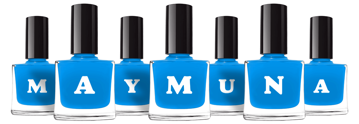 Maymuna glossy logo