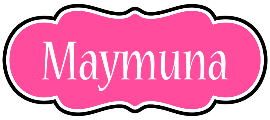 Maymuna invitation logo
