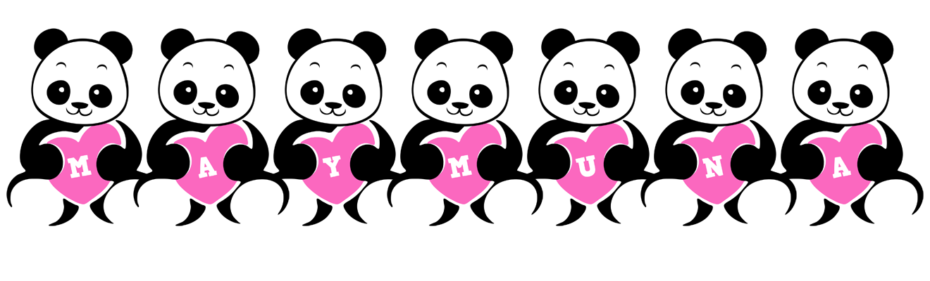 Maymuna love-panda logo