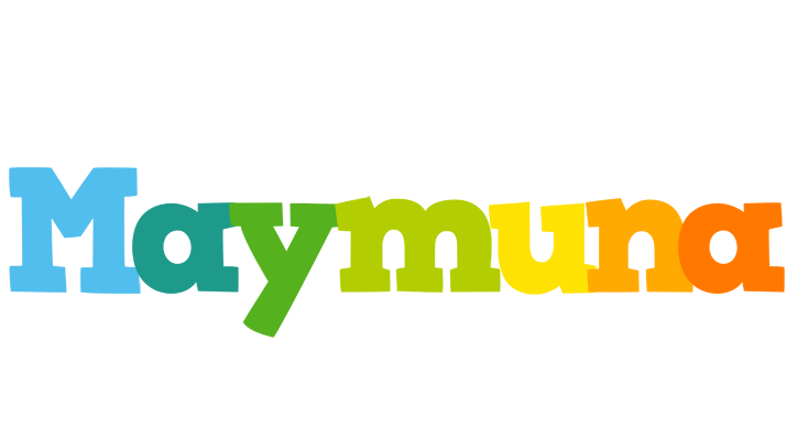 Maymuna rainbows logo