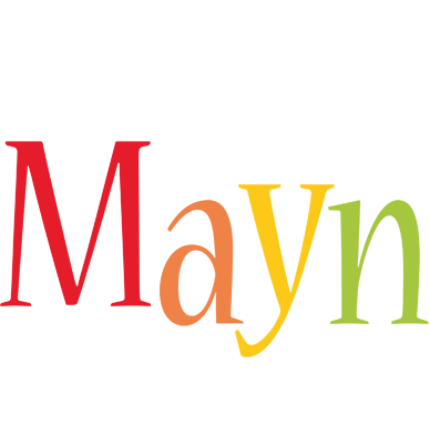 Mayn birthday logo