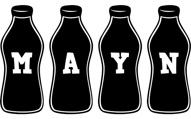 Mayn bottle logo