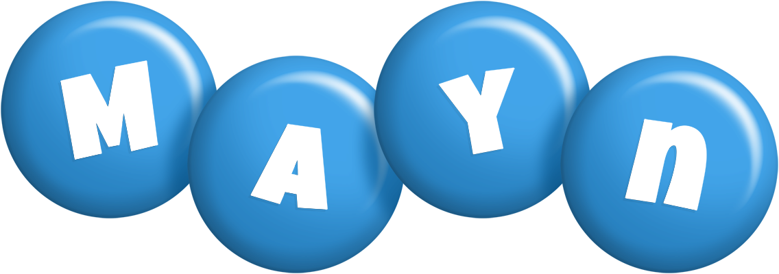 Mayn candy-blue logo