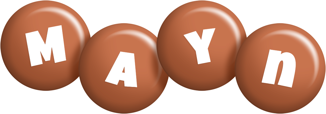 Mayn candy-brown logo