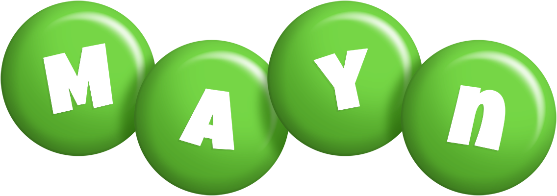 Mayn candy-green logo