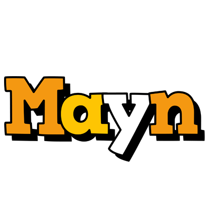 Mayn cartoon logo