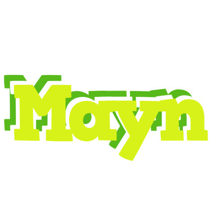 Mayn citrus logo