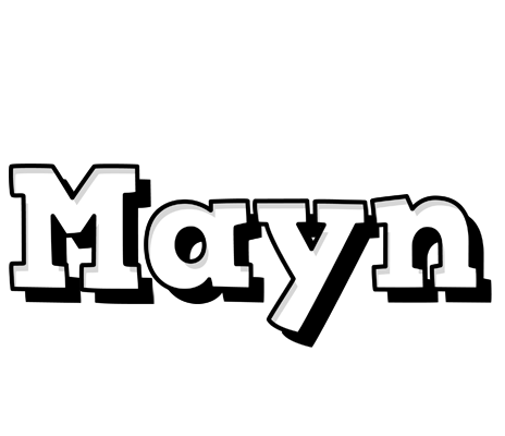Mayn snowing logo