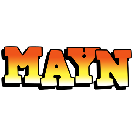 Mayn sunset logo