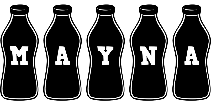 Mayna bottle logo