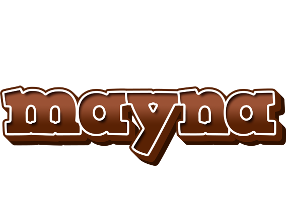 Mayna brownie logo