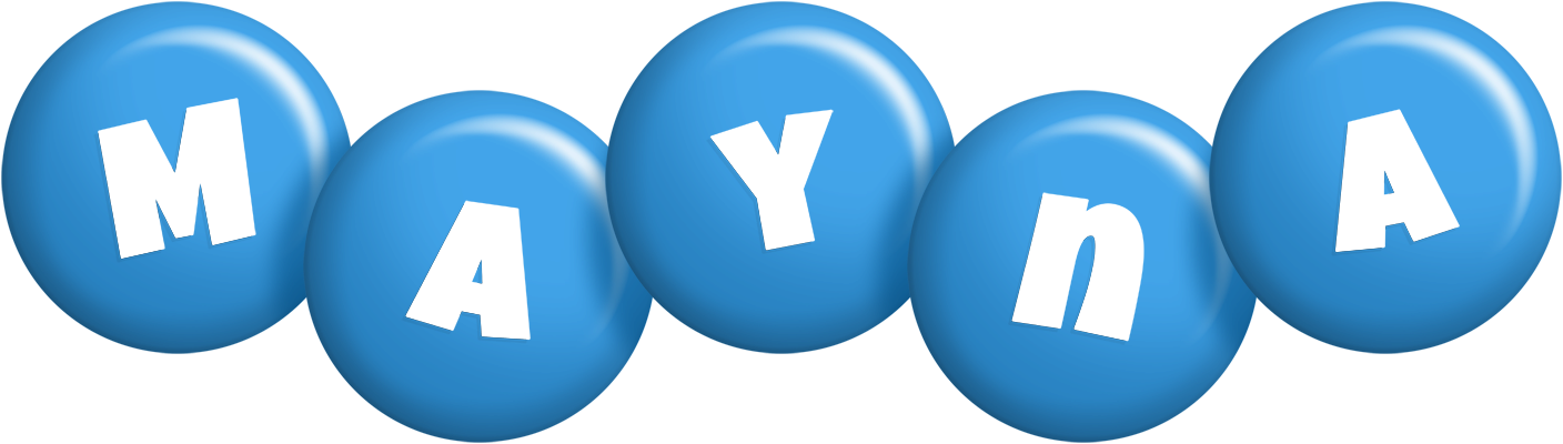 Mayna candy-blue logo