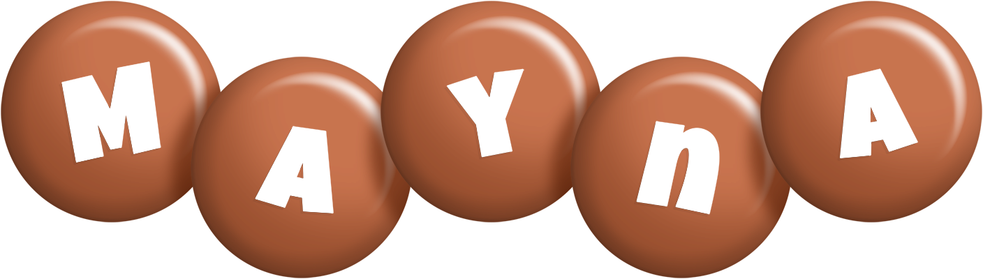 Mayna candy-brown logo