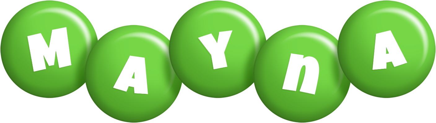 Mayna candy-green logo